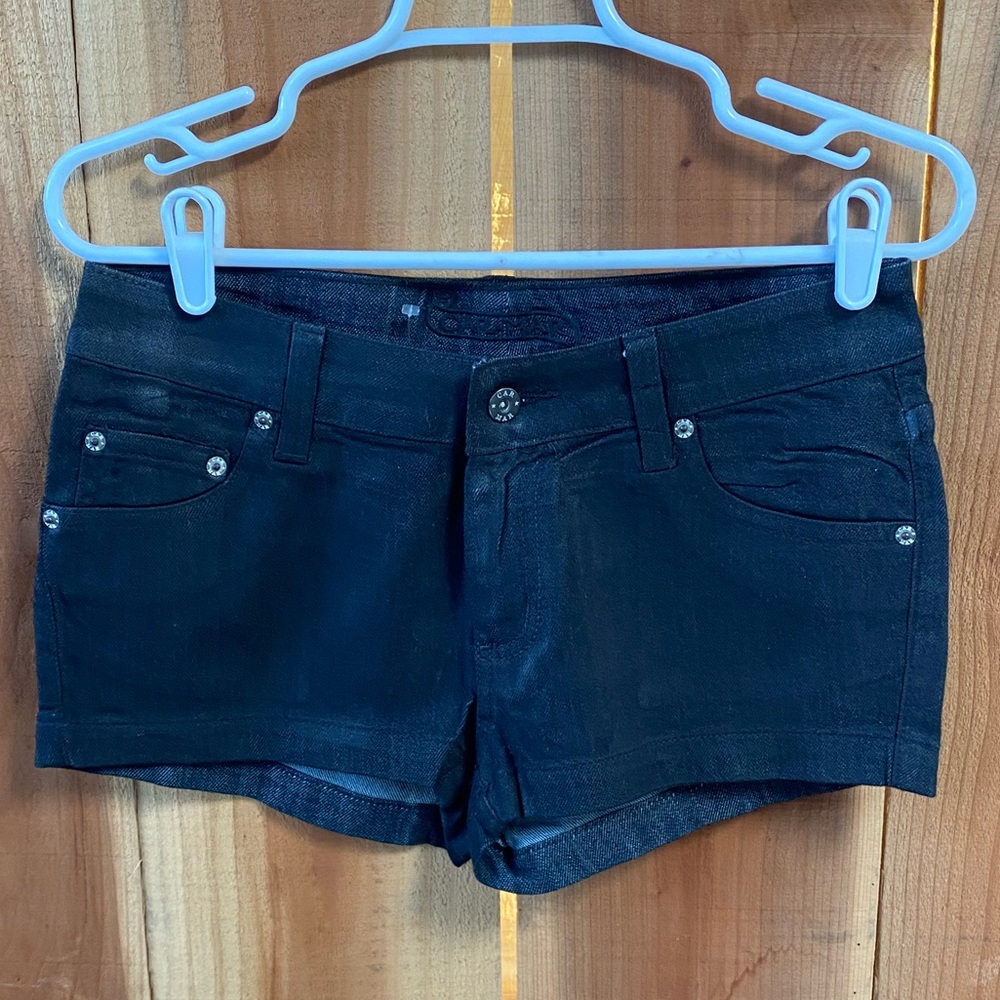 LF Carmar black den shorts Size 25